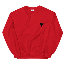 Load image into Gallery viewer, Black Heart Oversized Sweatshirt
