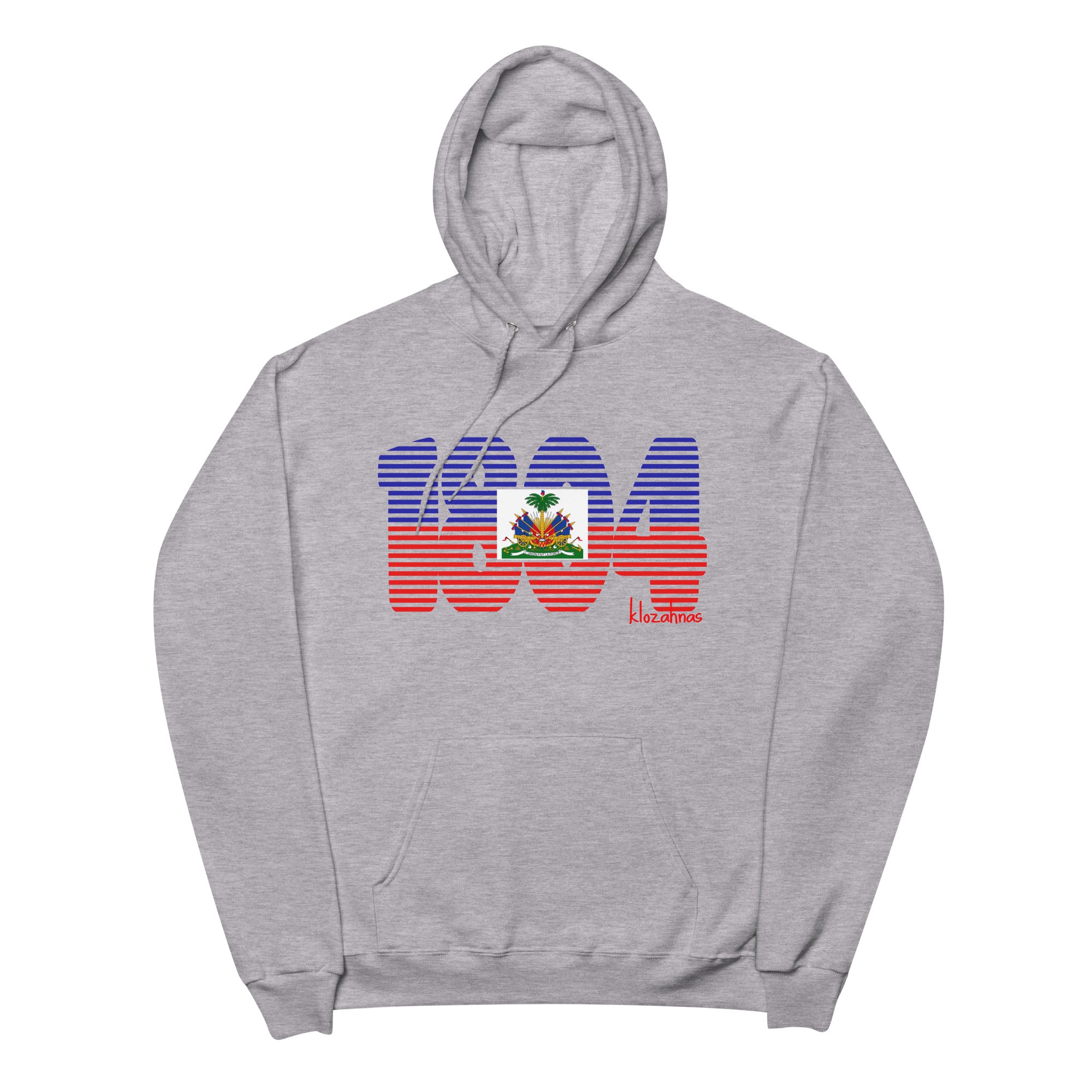 1804 Haitian Flag Fleece Hoodie