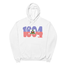 Load image into Gallery viewer, 1804 Haitian Flag Fleece Hoodie
