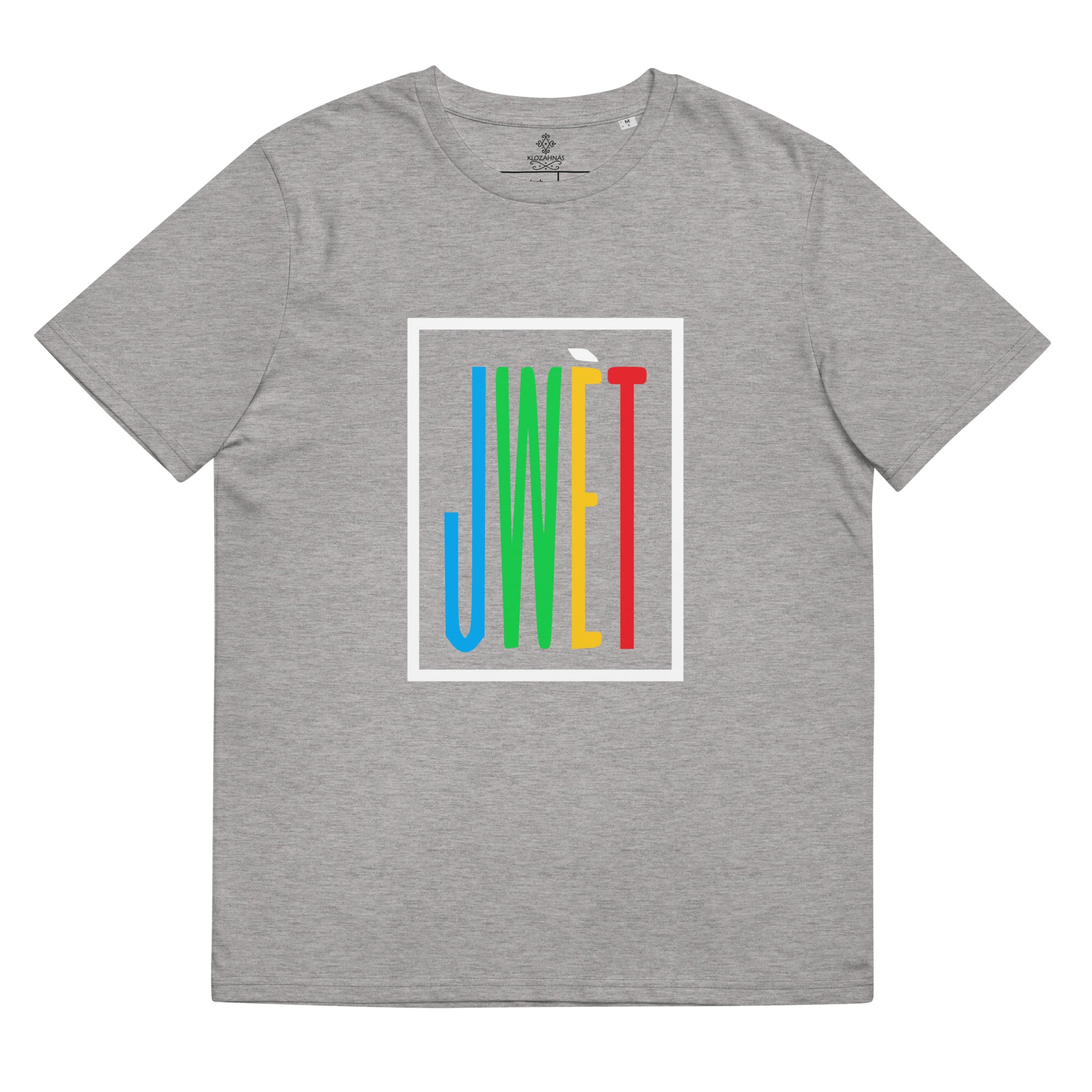 Jwet Unisex organic cotton t-shirt