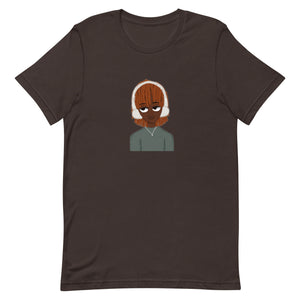 bored hand drawn tee