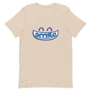 bleu smile graphic tee