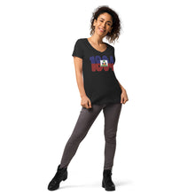 Load image into Gallery viewer, Women’s 1804 fitted v-neck t-shirt
