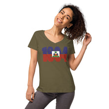 Load image into Gallery viewer, Women’s 1804 fitted v-neck t-shirt
