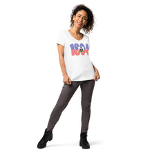Load image into Gallery viewer, Women’s 1804 fitted v-neck t-shirt

